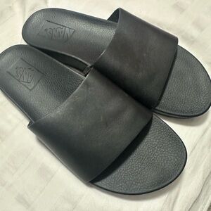 Vans Black Slide Sandals